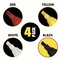 Mighty Marker PM-23 Jumbo Chisel Tip, Black, White, Yellow, Red, 4PK 40123 - alternate 2